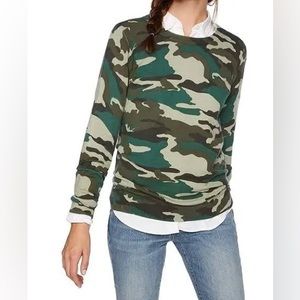 J. Crew Mercantile Camouflage Sweater